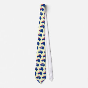 australia flag map tie