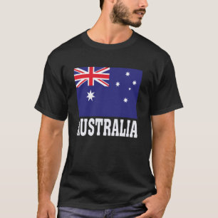 Australia Flag Patriotic National Roots Souvenir T-Shirt