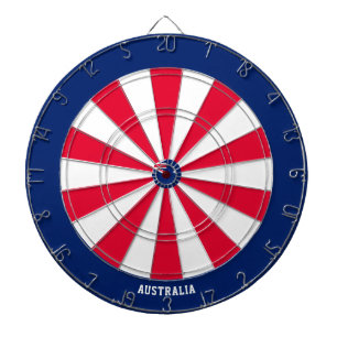 Australia Flag Patriot's Bullseye Dartboard