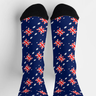 Australia flag pattern socks