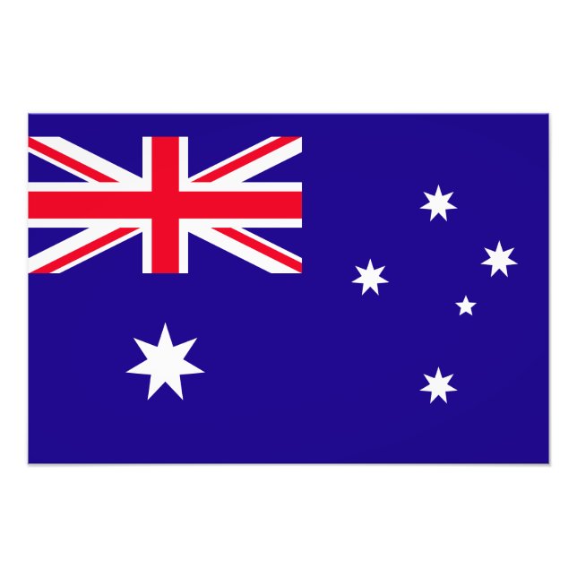 Australia Flag Photo Print (Front)