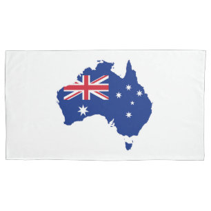 Australia flag pillowcase