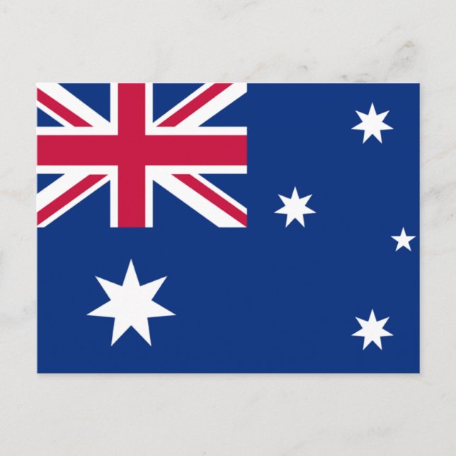 Australia Flag Postcard (Front)