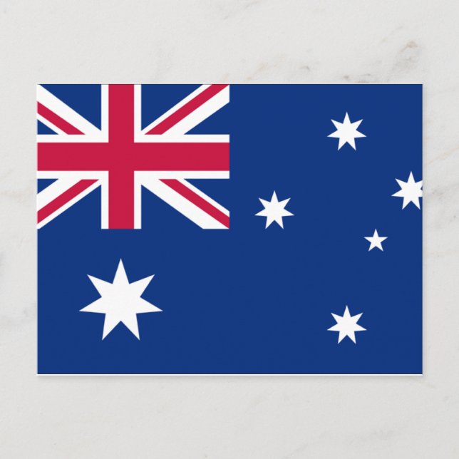 australia flag postcard (Front)