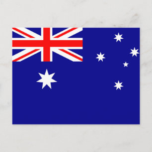 Australia Flag Postcard