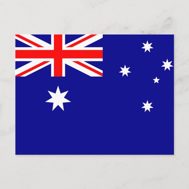 Australia Flag Postcard (Front)