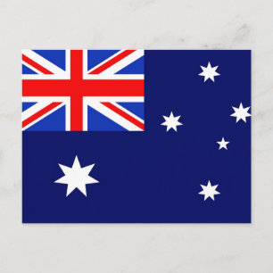 Australia Flag Postcard