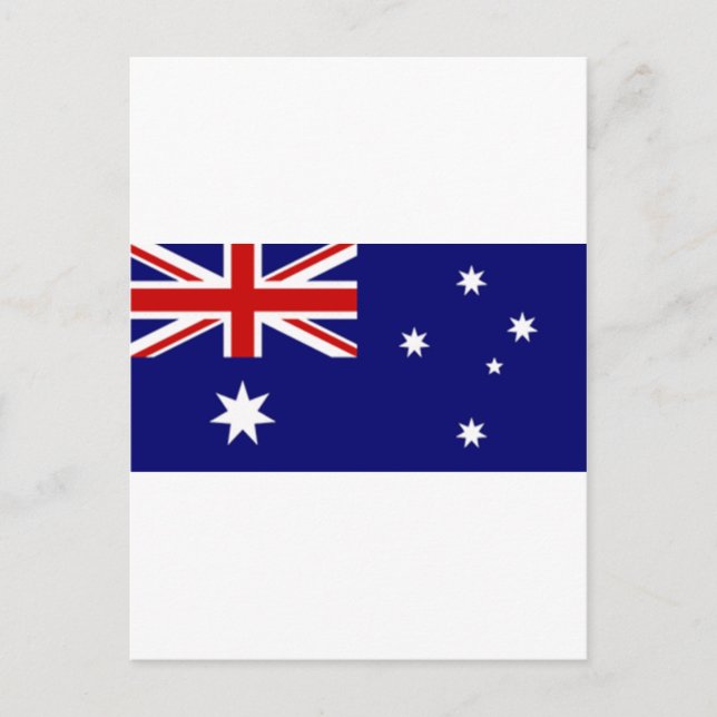 Australia Flag Postcard (Front)