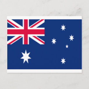 Australia Flag Postcard
