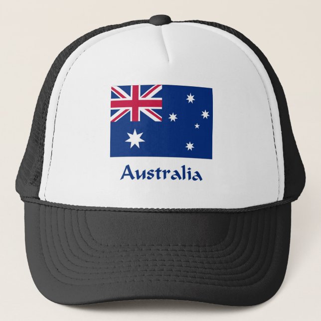 Australia Flag Trucker Hat (Front)
