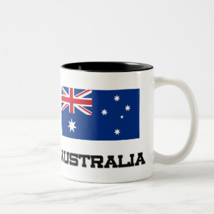 Australia Flag Two-Tone Coffee Mug