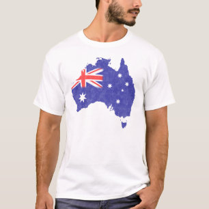 Australia Flag Vintage Distressed T-Shirt
