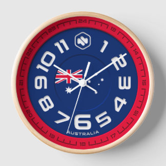 Australia Flag Wall Clock