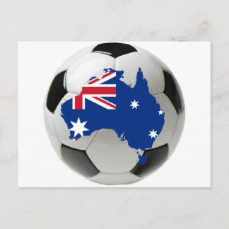 Australia football soccer postcard