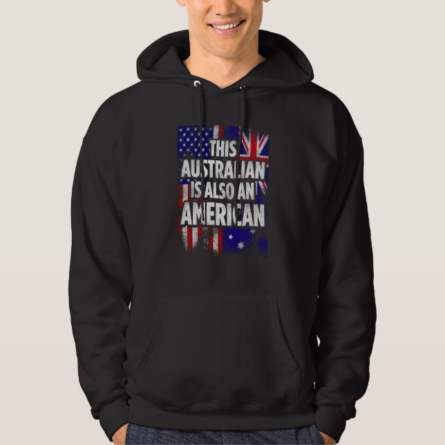 Australia For Proud Australian Aussie Australia Ro Hoodie (Front)