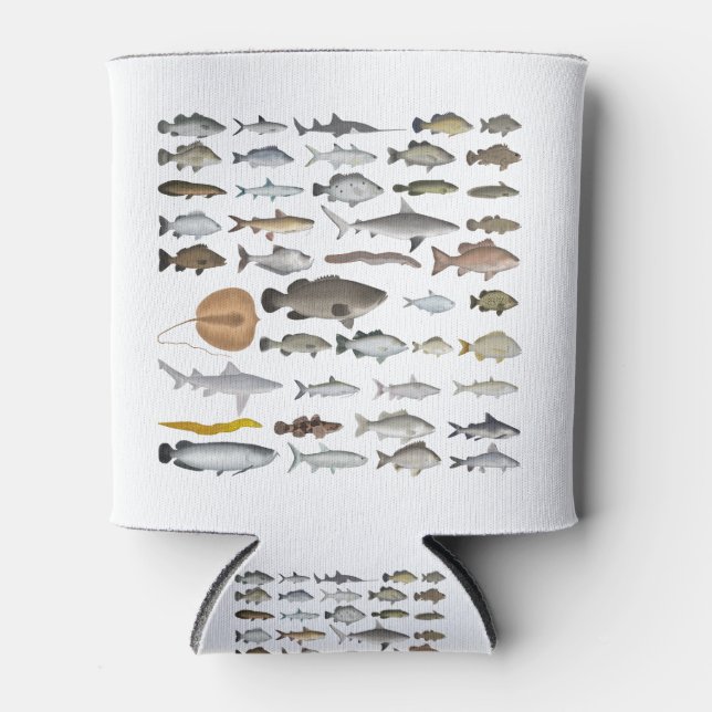 Australia Freshwater Fish Group Can Cooler (Front)