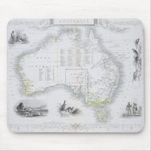 Australia, from a Series of World Maps published b Mouse Mat