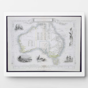 Australia, from a Series of World Maps published b Plaque