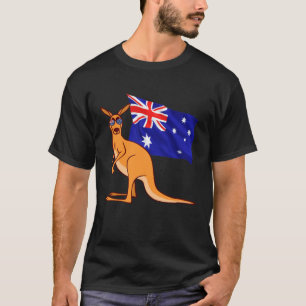 Australia G Day Mate Kangaroo Australian Symbol T-Shirt