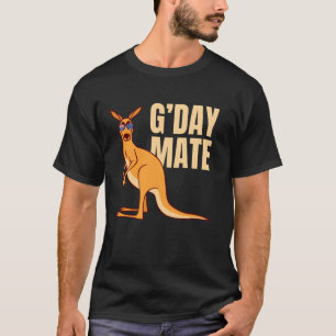 Australia G'day Mate Shirt Funny Kangaroo Australi
