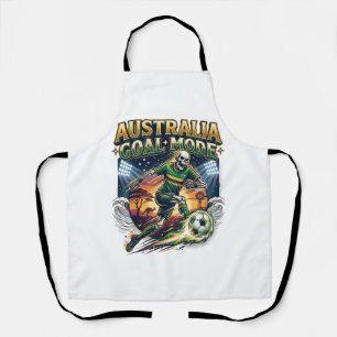 Australia Goal Mode Skeleton Striker Nations Stree Apron