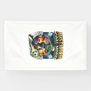 Australia Goal Mode Skeleton Striker Nations Stree Banner