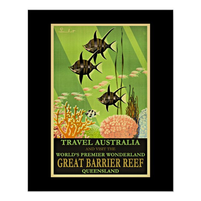 Australia - Great Barrier Reef Poster (Front)