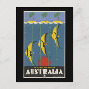 Australia Great Barrier Reef Queensland Postcard