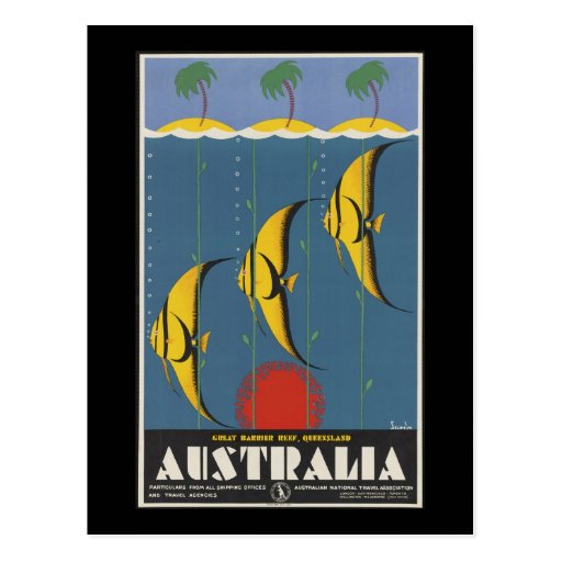 Image of Australia Great Barrier Reef Queensland Postcard