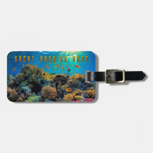 Australia Great Barrier Reef stylised Luggage Tag