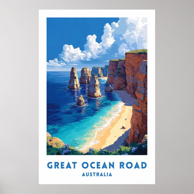 Australia Great Ocean Road Poster (Front)