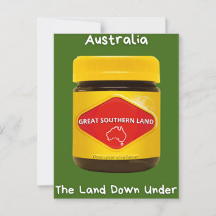Australia Great Southern Land Postcard