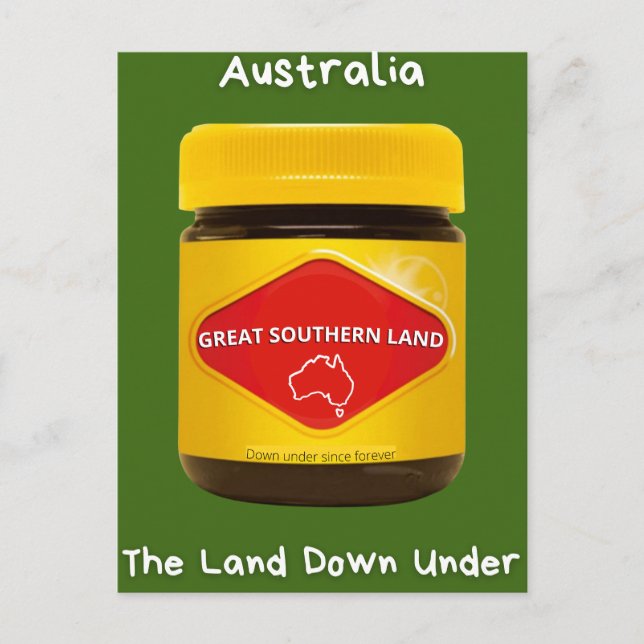Australia Great Southern Land Postcard (Front)