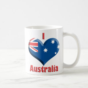 Australia Heart Mug