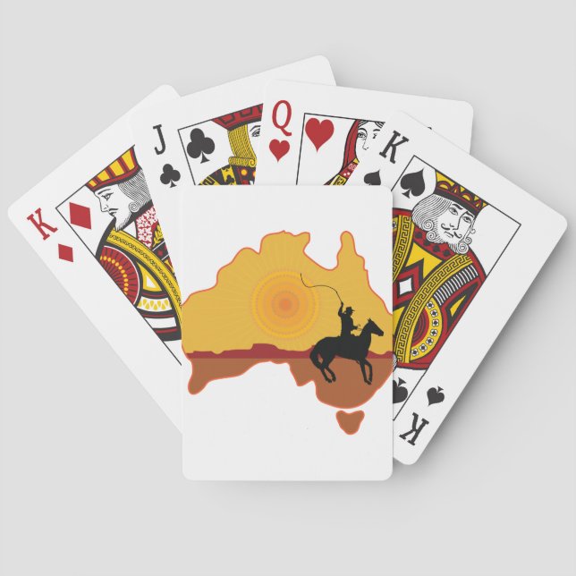 Australia Horseman Playing Cards (Back)