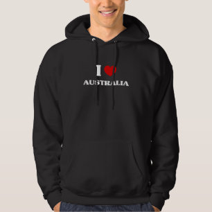 Australia I Heart Australia Souvenir I Love Austra Hoodie