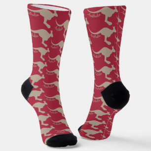 Australia Kangaroo custom colour Socks