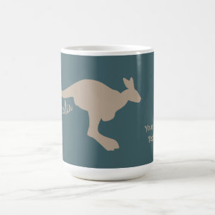 Australia Kangaroo custom mugs