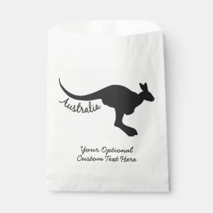 Australia Kangaroo custom text Favour Bags
