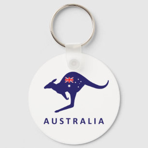 Australia Kangaroo Flag Key Chains