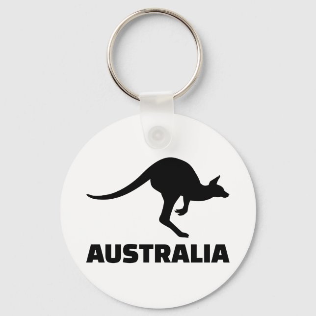 Australia kangaroo key ring (Front)
