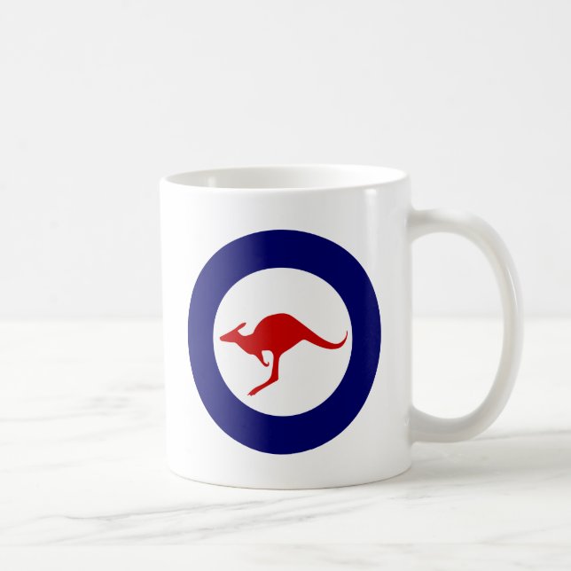 Australia kangaroo military aviation roundel coffee mug (Right)