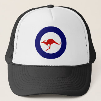 Australia kangaroo military aviation roundel trucker hat