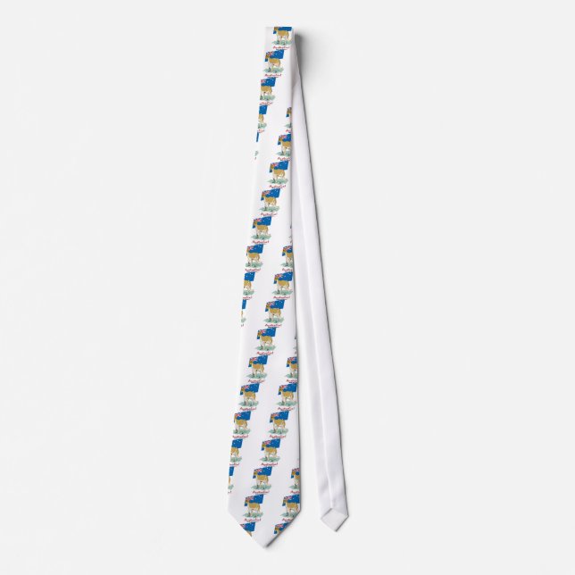 Australia Kangaroo Tie (Front)