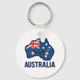 Australia Kawaii Fusion – Bold & Adorable Key Ring