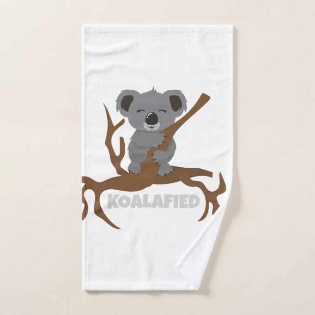 Australia Koalafied Qualified Koala Gift Idea Hand Towel (Hand Towel)