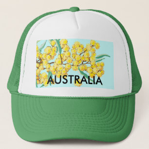 Australia - land of the green and gold trucker hat