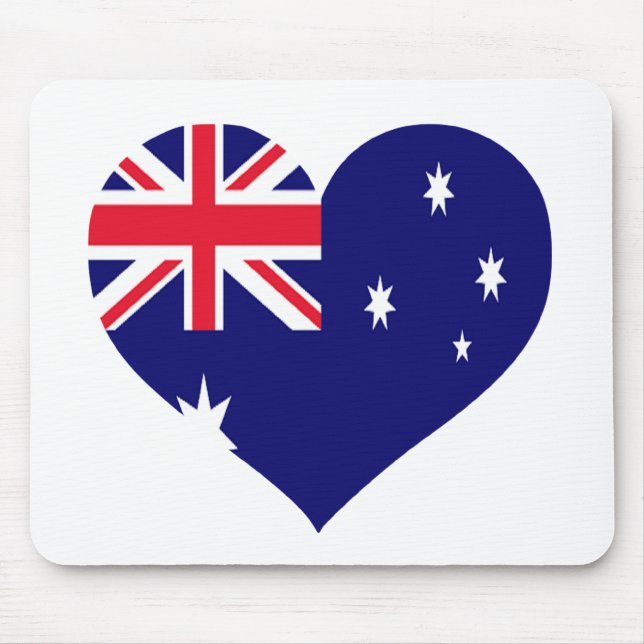 Australia Love Mouse Mat (Front)