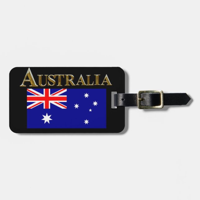 AUSTRALIA LUGGAGE TAG (Front Horizontal)