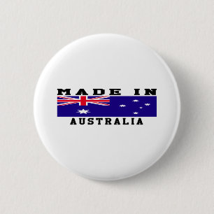 Australia Made In Designs 6 Cm Round Badge